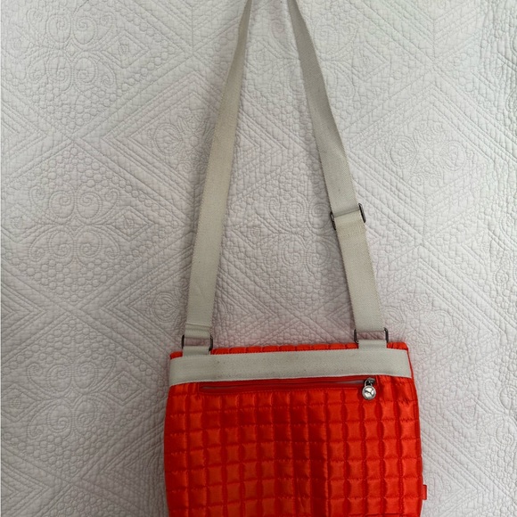 Puma Quilted Orange Crossbody Bag - Picture 2 of 3